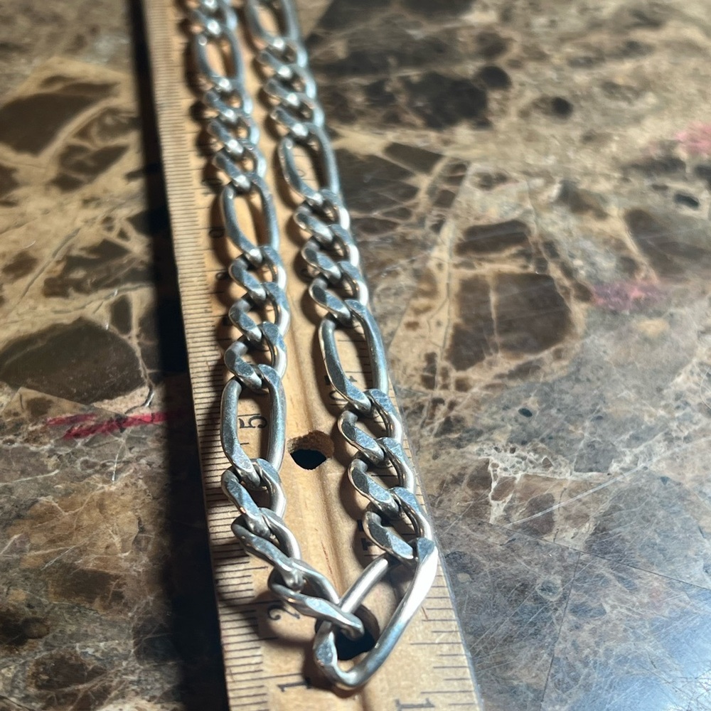 Sterling silver Men’s fígaro necklace chain